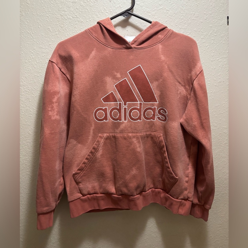 Adidas Youth Large (14/16) Pullover Hoodie in Dusty Rose | EUC
